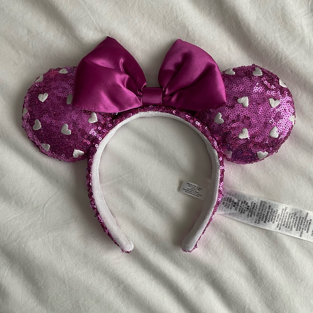 Pink Heart Mickey Ears